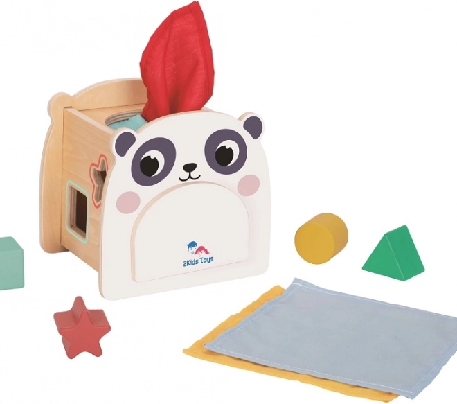 Motorikus kocka Panda a 2Kids Toys-tól