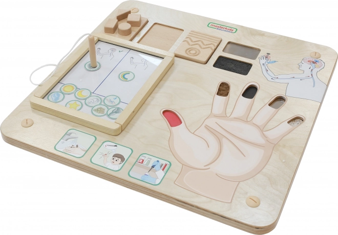 Masterkidz oktatási tapintótábla Montessori