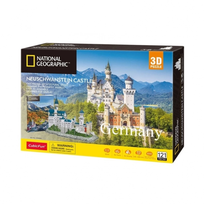 Neuschwanstein kastély 3D puzzle - National Geographic