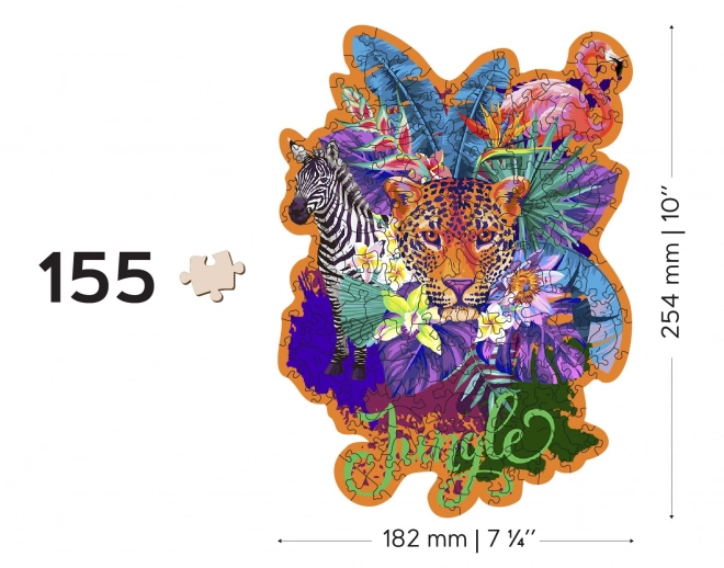 Dzsungel fa puzzle 155 darabos eko