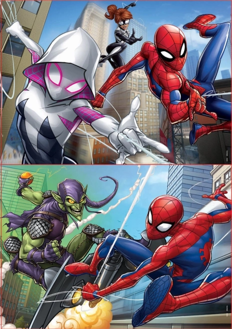 Spiderman 2x48 darabos puzzle gyerekeknek