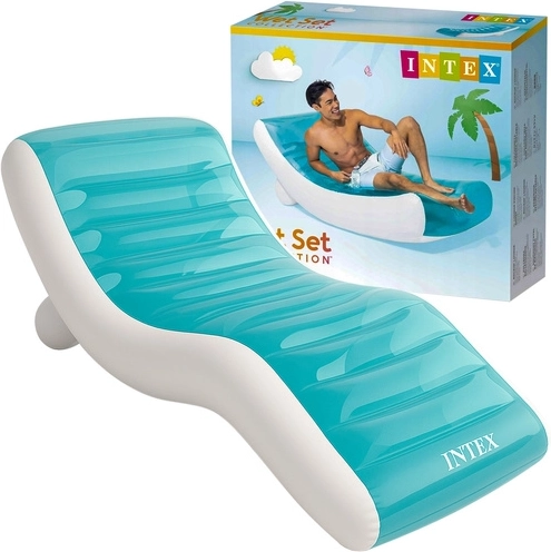 INTEX felfújható vízi matrac 191 × 99 cm, türkiz