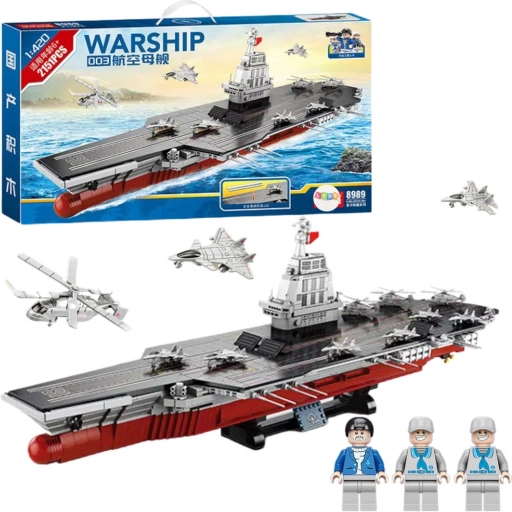 Építőkészlet hadihajó repülőgép-hordozó WARSHIP 003 1:420, 2151 darab