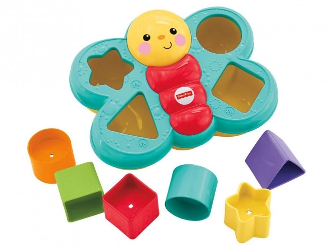 Fisher-Price színes pillangó formaválogató játék