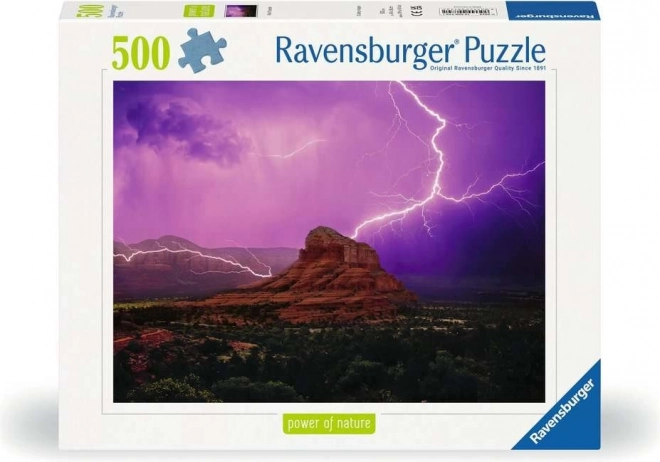 Ravensburger rózsaszín vihar puzzle 500 darabos