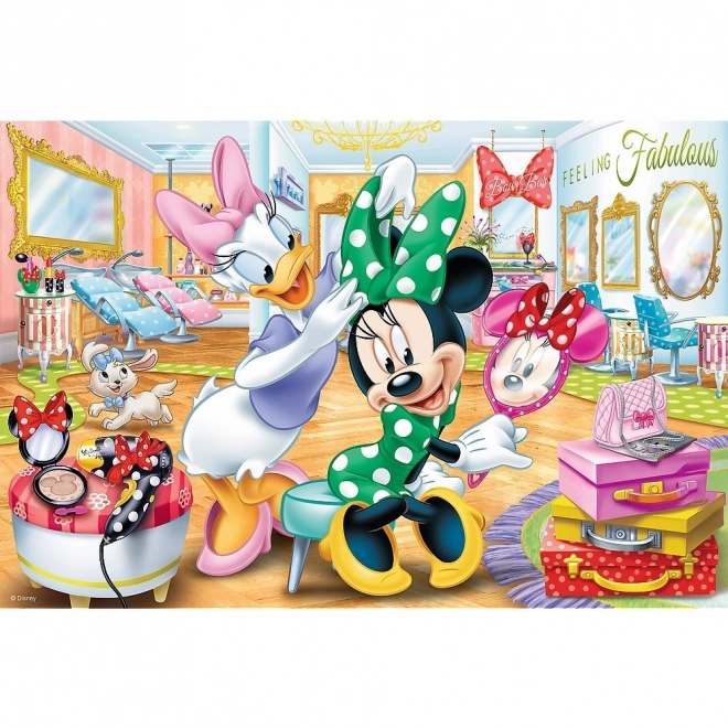 Minnie Egér és Daisy 100 darabos puzzle