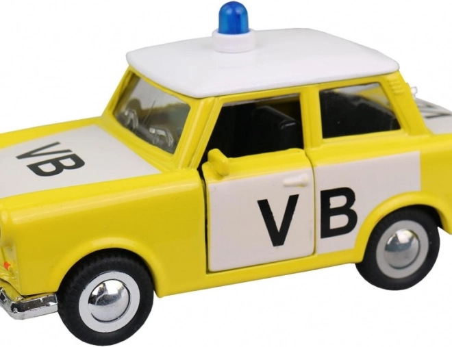 Auto Trabant Rendőrségi Fém 12 cm