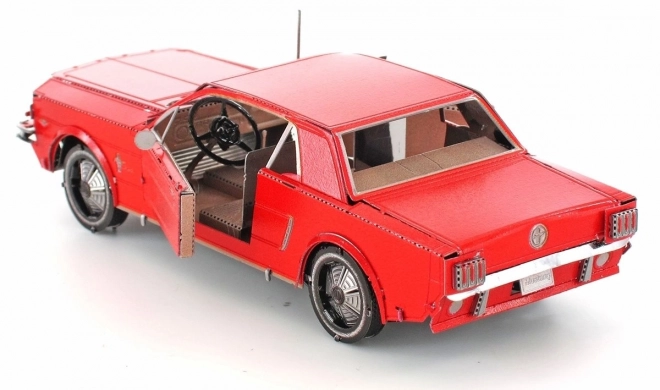 Metal Earth 3D puzzle Ford Mustang 1965 piros