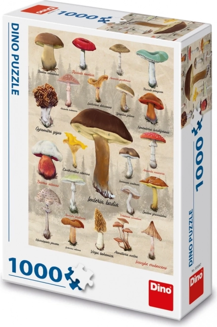 Dino gombapuzzle kollázs 1000 darab