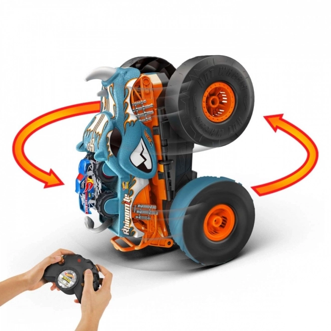 Hot Wheels Monster Trucks Rc Rhinomite Mega Átalakuló Távirányítós Jármű 1:12