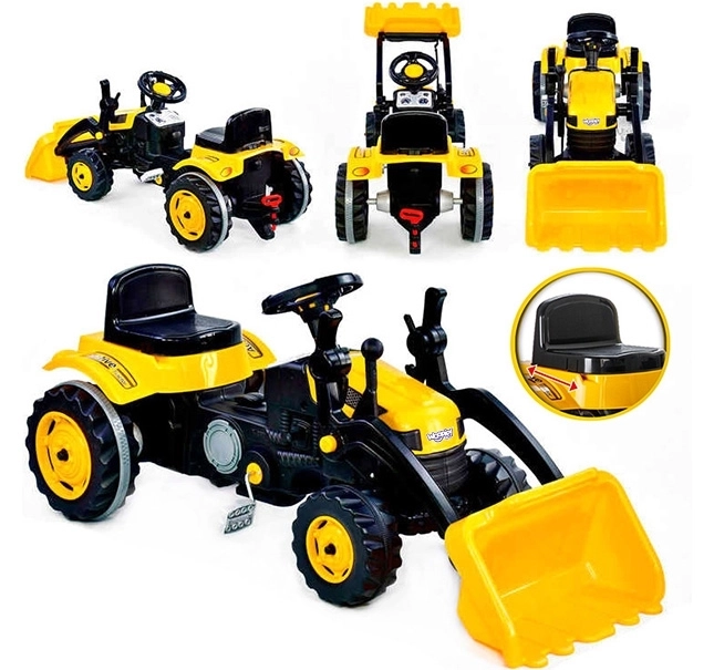 Pedálos traktor buldózerrel Woopie-tól