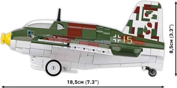 COBI Messerschmitt Me 163B Komet repülőgép-építőkészlet (543 elem)
