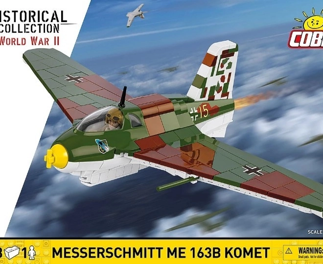COBI Messerschmitt Me 163B Komet repülőgép-építőkészlet (543 elem)