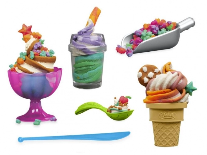 Play-Doh színpompás fagylaltkészítő