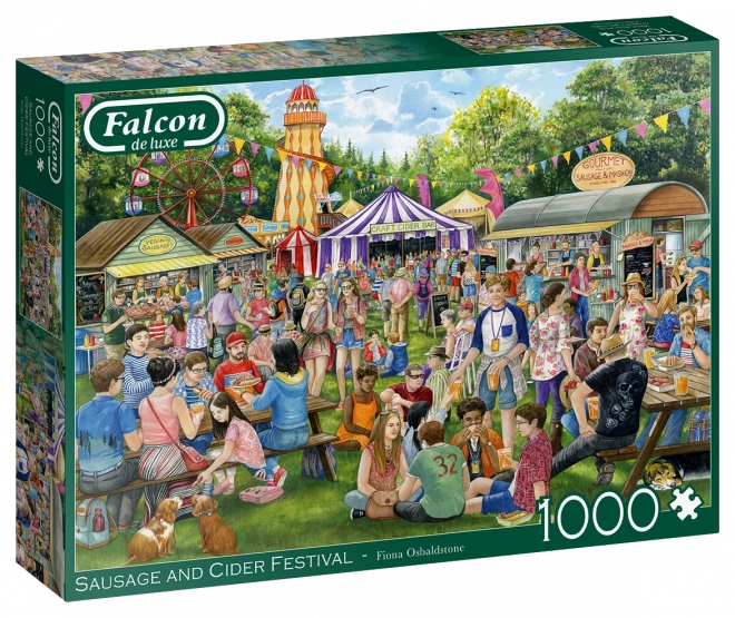 Falcon puzzle kolbász és cider ünnep 1000 darabos