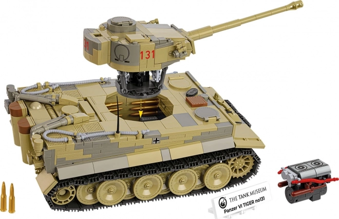 Tiger I tank modell építőkocka szett