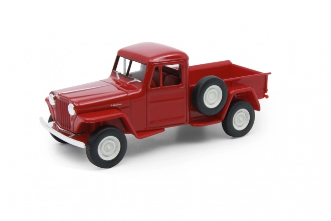 Welly 1947 Jeep Willys pickup szürke modell 1:34 méretarányban