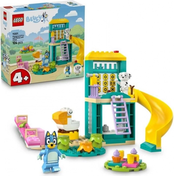 Bluey: Bluey és Foltos a játszótéren – építőkészlet 4+