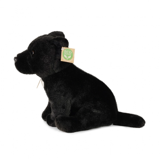 Plüss staffordshire bullterrier 30 cm fekete ECO-FRIENDLY