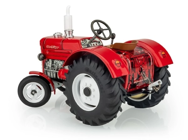 Zetor traktor 50 super piros kulccsal