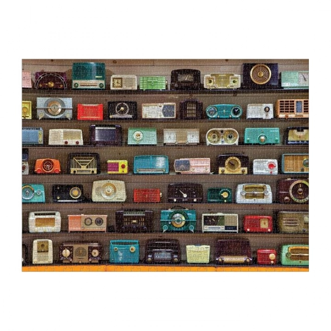 Vintage Rádió Galison Puzzle 1000 Darabos