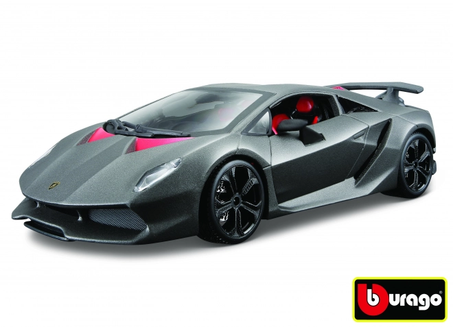 Lamborghini Sesto Elemento fém szürke modellautó 1:24 Bburago