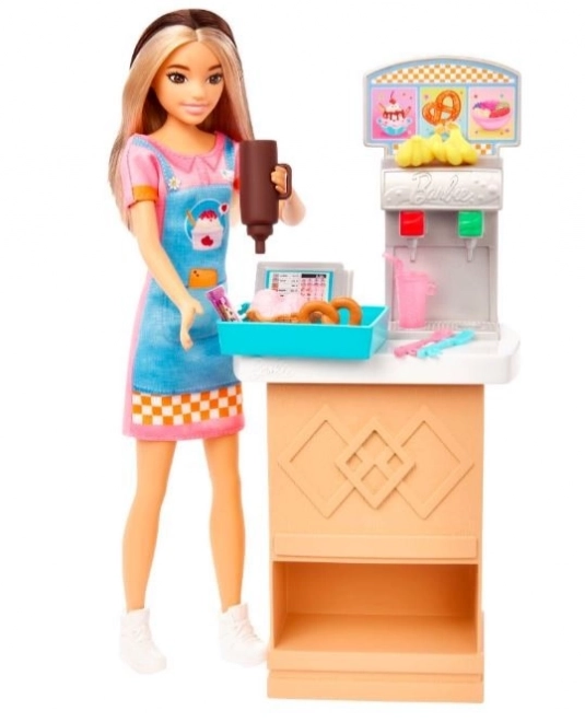 Barbie Skipper Első Munka Snack Bár Babakészlet