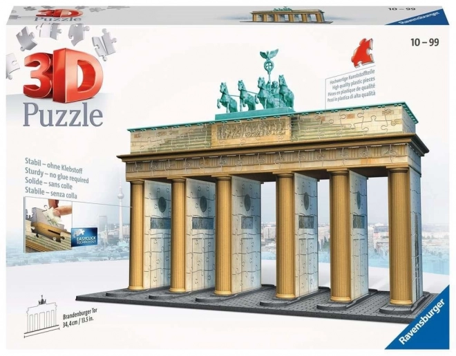 Ravensburger 3D puzzle Brandenburger kapu Berlin