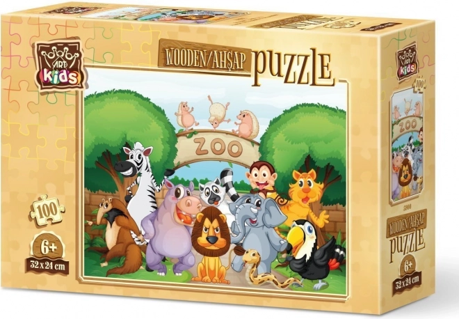 Üdvözlünk a ZOO-ban Fa Puzzle