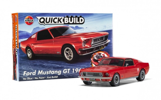 Gyorsan összerakható műanyag modell Ford Mustang GT 1968