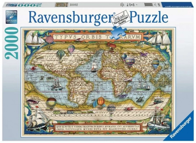 Ravensburger körutazás a világ körül puzzle 2000 darabos