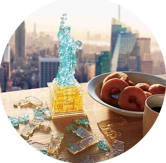 Részletes 3D puzzle Szabadság-szobor