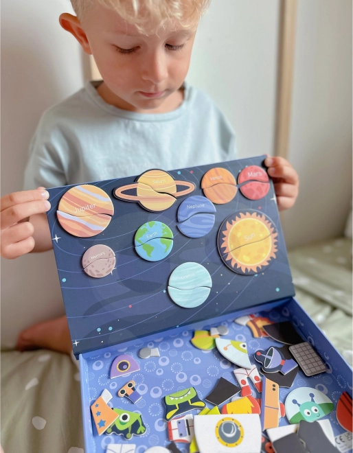 Mágneses Kirakó Űr - TOOKY TOY