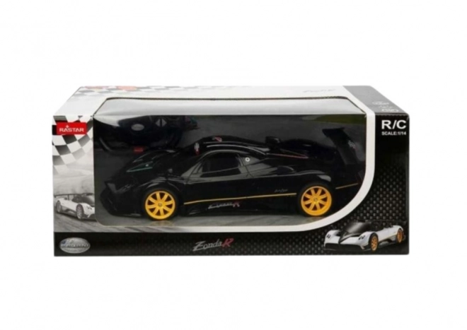 Pagani Zonda távirányítós sportautó modell feketében 1:14 méretarányban