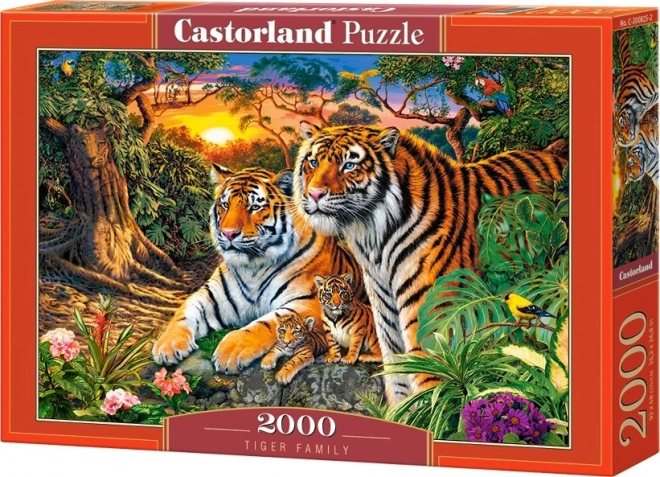 2000 darabos puzzle Tiger Family