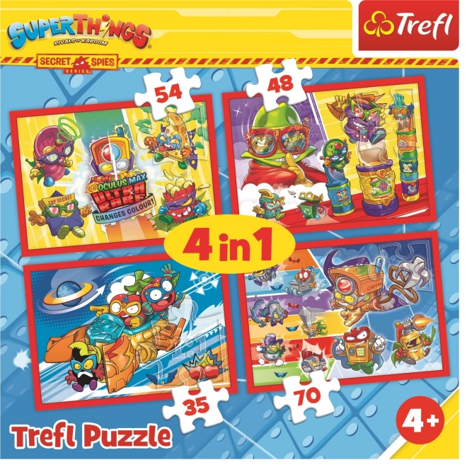 Trefl puzzle szuper dolgok titkos kémek