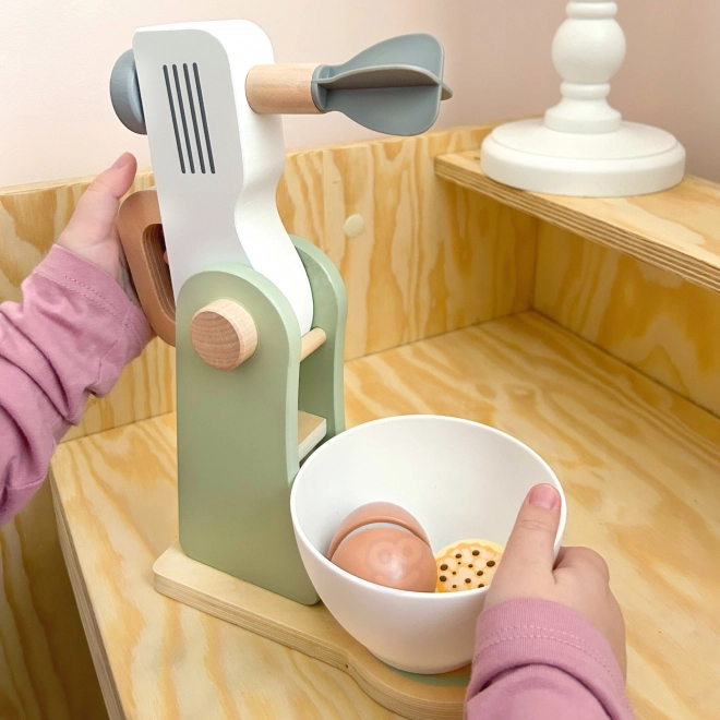 Fa konyhai mixer 11 darab tartozékkal a WOOPIE GREEN-től