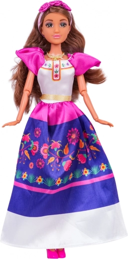 Stílusos virágmintás ruha