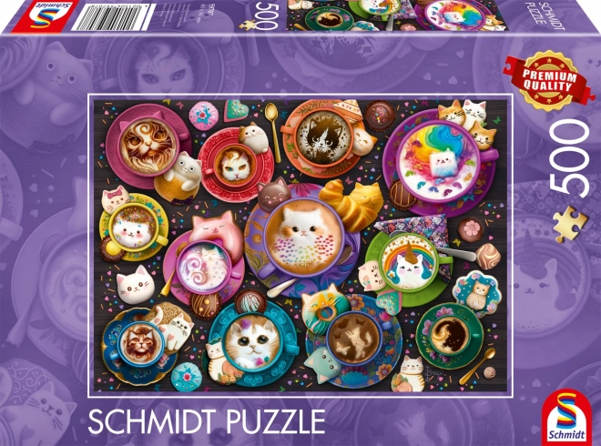 Schmidt puzzle Kávés Kiscicák 500 darabos