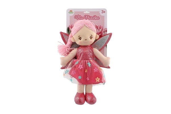 Tündér Peonia textil baba 40 cm
