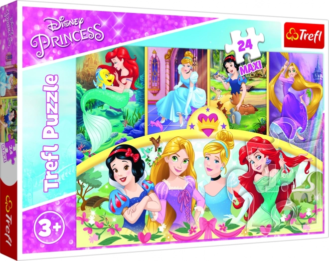 Trefl maxi puzzle Disney hercegnők 24 darabos