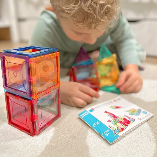 Woopie mágneses Montessori építő kockák 3D