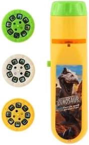 Dinoszauruszok vetítése falra és mennyezetre