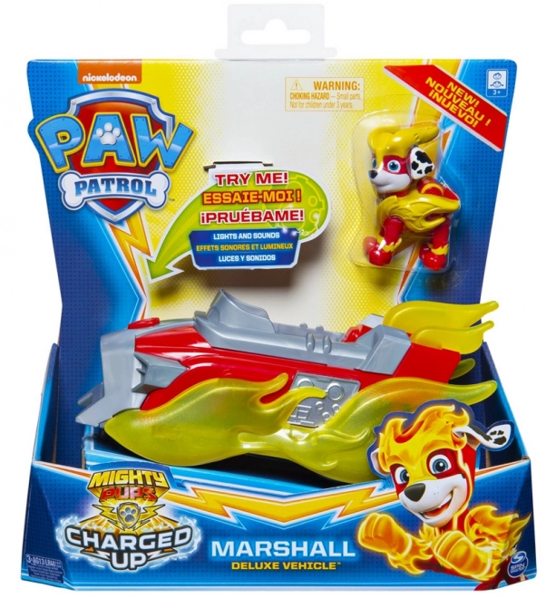 Világító Jármű Hanghatásokkal - Paw Patrol Marshall