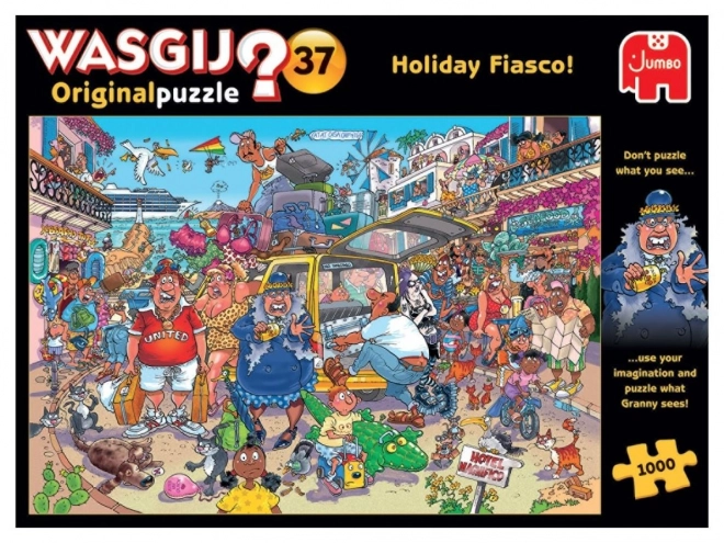 Wasgij Original - Sikertelen nyaralás 1000 darabos puzzle