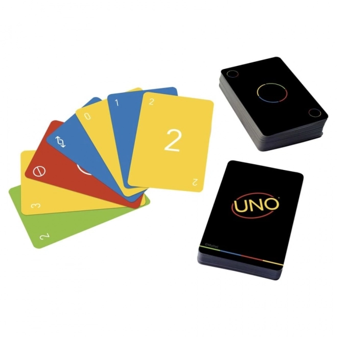 Uno minimalista társasjáték kártyák