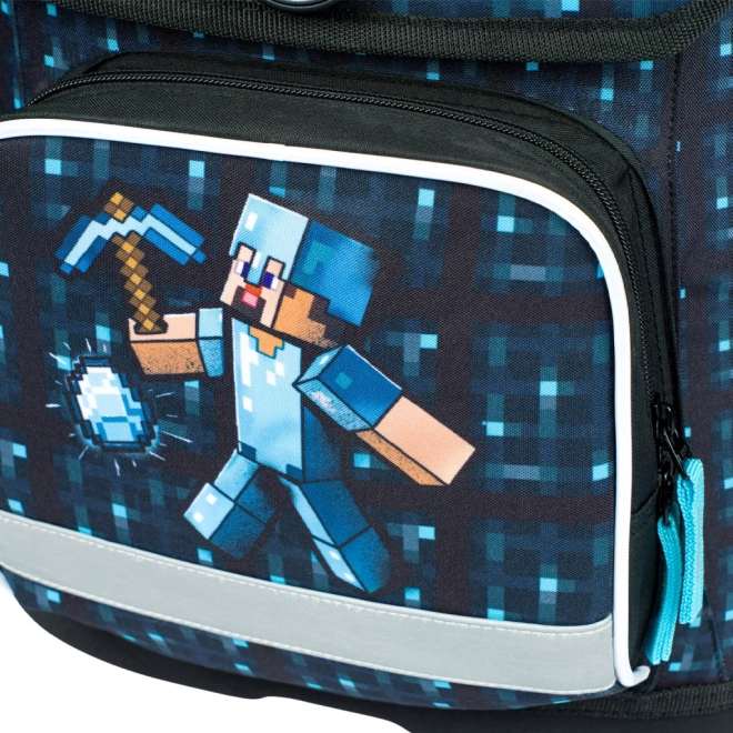 Minecraft Blue Axe iskolatáska