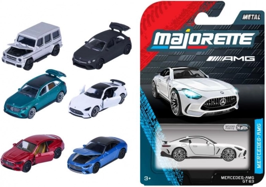 Fém kisautó MERCEDES‑AMG Premium 1:64 nyitható részekkel