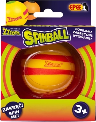 Spinball zsonglőrlabda, sárga-piros