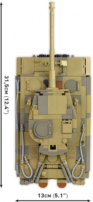 Tiger I tank modell építőkocka szett